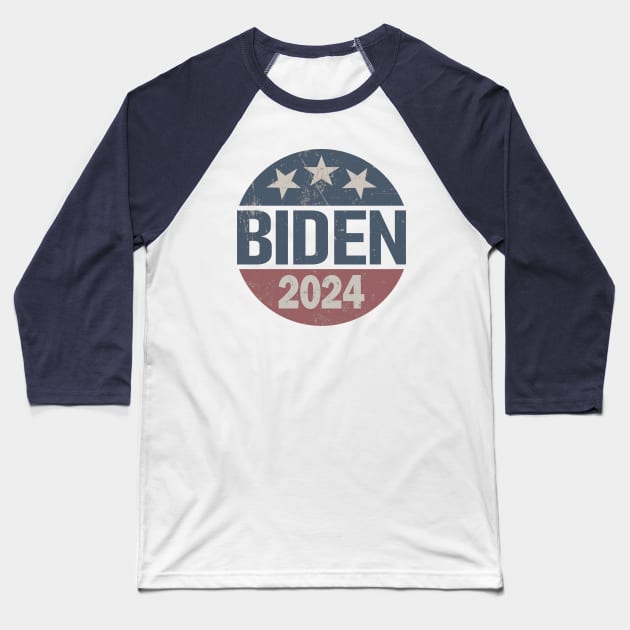 Vintage Biden 2024 Baseball T-Shirt by Etopix